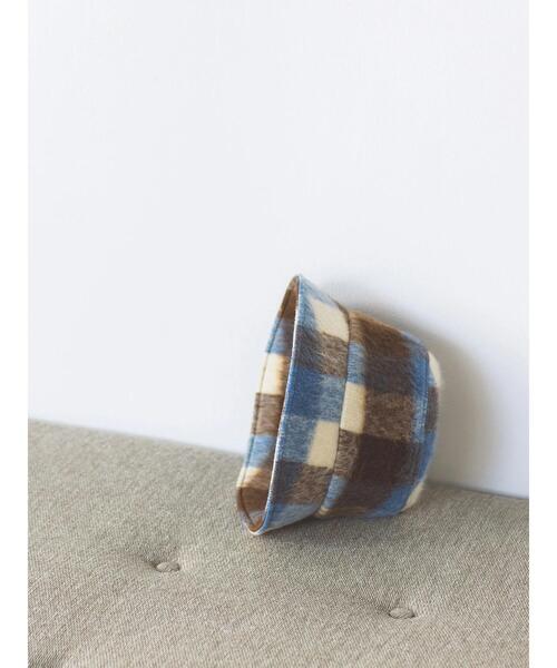 AMERICAN HOLIC（アメリカンホリック）の「シャギーチェックハット（ハット・レディース・ブルー/ブラック・FREE）」の14枚目の写真