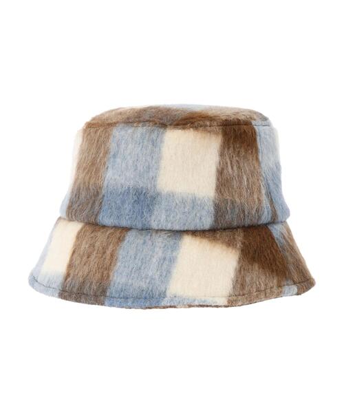 AMERICAN HOLIC（アメリカンホリック）の「シャギーチェックハット（ハット・レディース・ブルー/ブラック・FREE）」の15枚目の写真