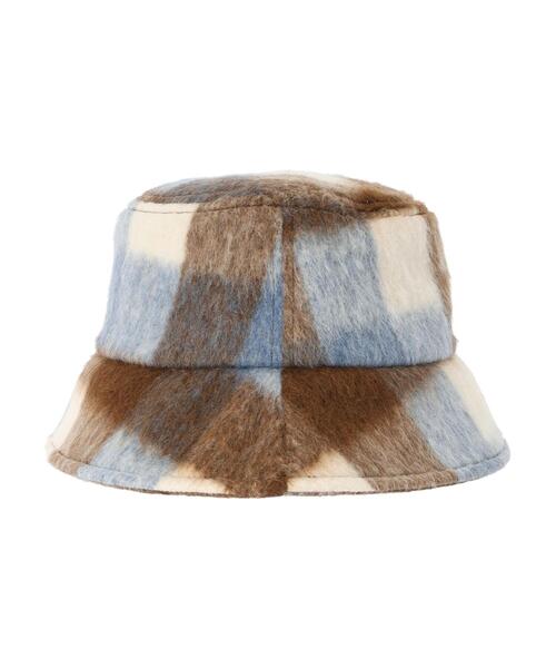 AMERICAN HOLIC（アメリカンホリック）の「シャギーチェックハット（ハット・レディース・ブルー/ブラック・FREE）」の16枚目の写真