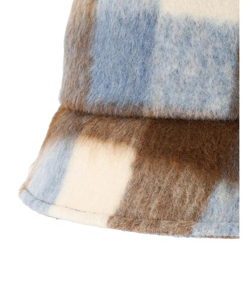 AMERICAN HOLIC（アメリカンホリック）の「シャギーチェックハット（ハット・レディース・ブルー/ブラック・FREE）」の17枚目の写真