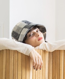 AMERICAN HOLIC | シャギーチェックハット(ハット)