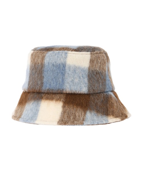 AMERICAN HOLIC（アメリカンホリック）の「シャギーチェックハット（ハット・レディース・ブルー/ブラック・FREE）」の3枚目の写真