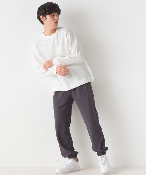 OMNES（オムネス）の「メンズふわ軽静電気防止マイクロフリースパンツ（その他パンツ・メンズ・ブラック/グリーン/キャメル/チャコールグレー・MEDIUM/LARGE）」の17枚目の写真