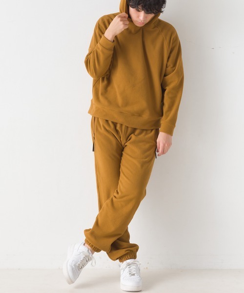 OMNES（オムネス）の「メンズふわ軽静電気防止マイクロフリースパンツ（その他パンツ・メンズ・ブラック/グリーン/キャメル/チャコールグレー・MEDIUM/LARGE）」の7枚目の写真