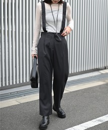Marient（マリエント）の「2WAYシルキーサスペンダーPT/パンツ（スラックス）」