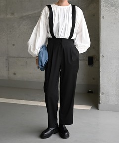 08sircus/08サーカス】Wo/Ny poplin parachute pants/パラシュート