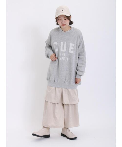 Samansa Mos2（サマンサ モスモス）の「ベロアライクティアードスカート（スカート・レディース・キナリ/キャメル/チャコールグレー/ベージュ・F）」の11枚目の写真