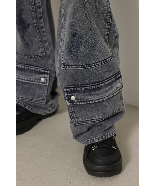 LAGUA GEM（ラグアジェム）の「PATCH POCKET ストレートデニム（デニム
