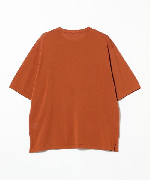 MACALASTAIR(マカラスター)の「Macalastair × BEAMS F / 別注 ヘリンボーン リブ クルーネック ニット(Tシャツ/カットソー・メンズ・ピンク/オレンジ/ミント/ネイビー・36/38/40)」の13枚目の写真