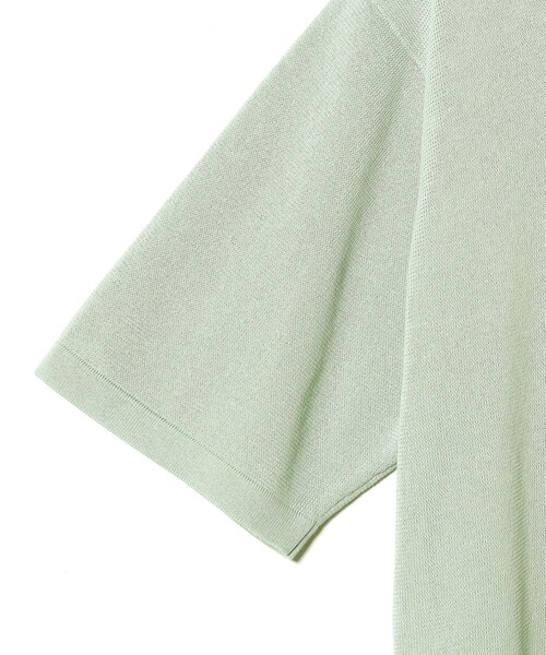 MACALASTAIR(マカラスター)の「Macalastair × BEAMS F / 別注 ヘリンボーン リブ クルーネック ニット(Tシャツ/カットソー・メンズ・ピンク/オレンジ/ミント/ネイビー・36/38/40)」の21枚目の写真