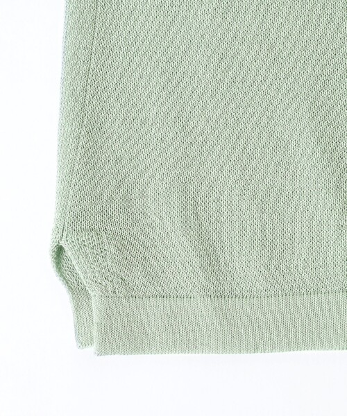 MACALASTAIR(マカラスター)の「Macalastair × BEAMS F / 別注 ヘリンボーン リブ クルーネック ニット(Tシャツ/カットソー・メンズ・ピンク/オレンジ/ミント/ネイビー・36/38/40)」の22枚目の写真