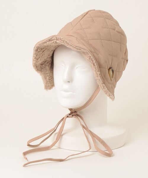 aimoha（アイモハ）の「2wayリバーシブル帽子バッグ（ハット・レディース・ベージュ/ブラック/オフホワイト/グリーン・FREE）」の17枚目の写真