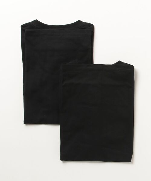 WILD THINGS（ワイルドシングス）の「USA COTTON 2PACK T / 米綿2パックTシャツ（Tシャツ/カットソー・メンズ・ブラック/SHERBET/ホワイト・L/M/XL）」の4枚目の写真