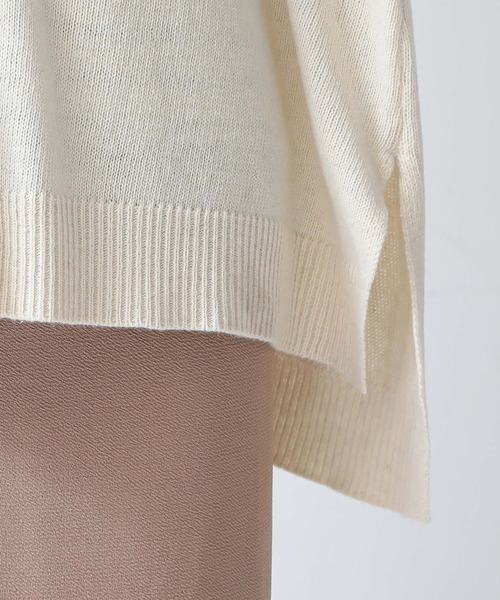 and it_（アンドイット）の「ウールミックスニットワイドカーディガン（カーディガン/ボレロ・レディース・アイボリー/ブラック/ダークグリーン・M-L）」の16枚目の写真