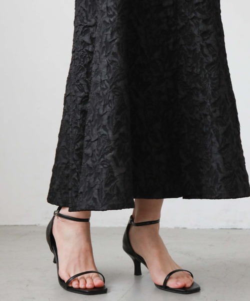 archives（アルシーヴ）の「スクエアサンダル（サンダル・レディース・シルバーグレー/ブラック/アイボリー・MEDIUM/LARGE）」の5枚目の写真