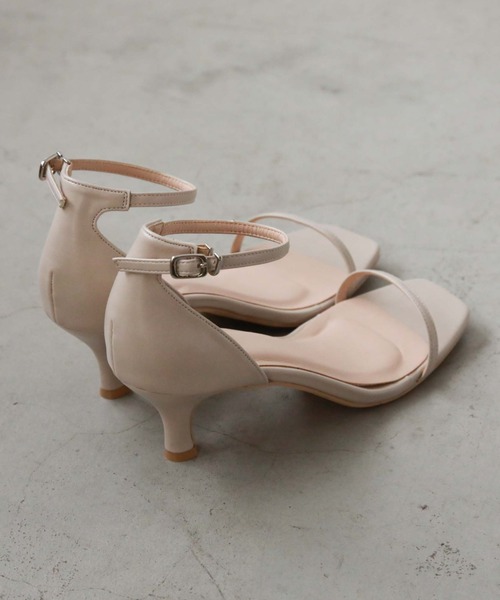 archives（アルシーヴ）の「スクエアサンダル（サンダル・レディース・シルバーグレー/ブラック/アイボリー・MEDIUM/LARGE）」の19枚目の写真