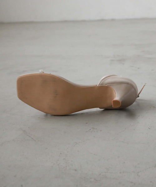 archives（アルシーヴ）の「スクエアサンダル（サンダル・レディース・シルバーグレー/ブラック/アイボリー・MEDIUM/LARGE）」の22枚目の写真