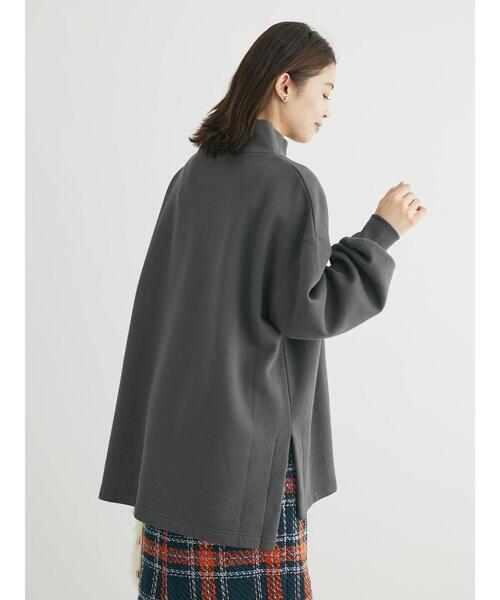 Green　Parks（グリーンパークス）の「Brushed　タートル裏起毛チュニック（チュニック・レディース・サックスブルー/ホワイト系その他2/ピンク/グレー/グレイッシュベージュ・FREE）」の16枚目の写真