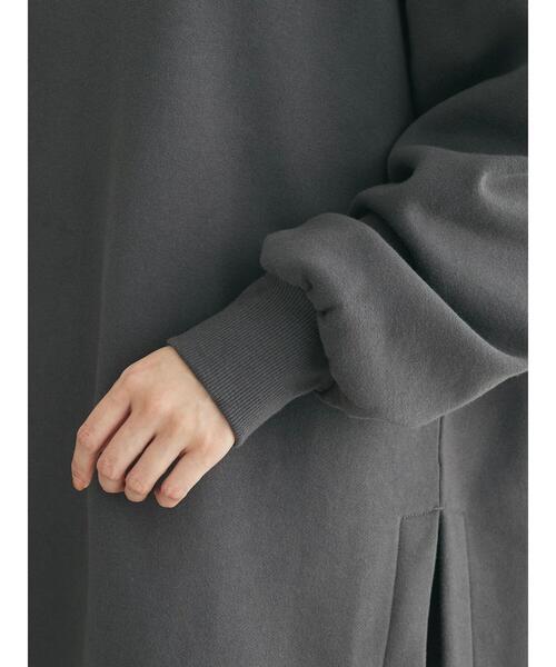 Green　Parks（グリーンパークス）の「Brushed　タートル裏起毛チュニック（チュニック・レディース・サックスブルー/ホワイト系その他2/ピンク/グレー/グレイッシュベージュ・FREE）」の20枚目の写真