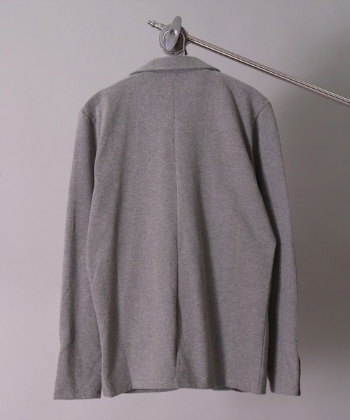 BAYBLO（ベイブロ）の「(DV)【ストレッチ】ブラッシュド スウェット テーラードジャケット（テーラードジャケット・メンズ・ブラック/オリーブ/チャコールグレー/杢グレー・MEDIUM/LARGE）」の12枚目の写真