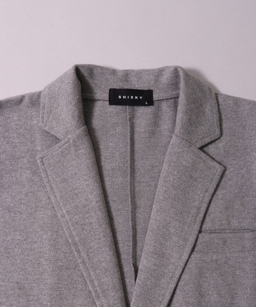 BAYBLO（ベイブロ）の「(DV)【ストレッチ】ブラッシュド スウェット テーラードジャケット（テーラードジャケット・メンズ・ブラック/オリーブ/チャコールグレー/杢グレー・MEDIUM/LARGE）」の13枚目の写真