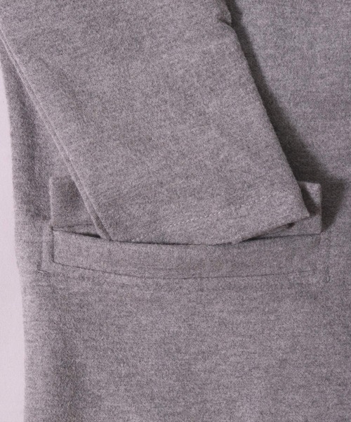 BAYBLO（ベイブロ）の「(DV)【ストレッチ】ブラッシュド スウェット テーラードジャケット（テーラードジャケット・メンズ・ブラック/オリーブ/チャコールグレー/杢グレー・MEDIUM/LARGE）」の17枚目の写真
