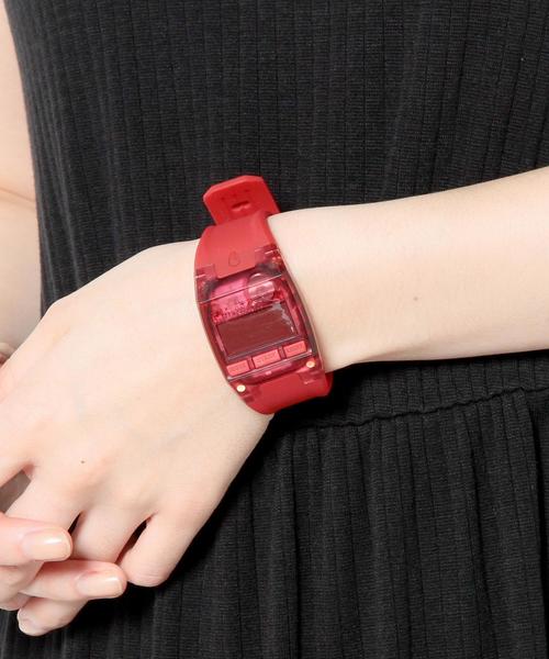 Another Edition（アナザーエディション）の「NIXON THE COMP S（アナログ腕時計・レディース・ホワイト/レッド・フリー）」の3枚目の写真