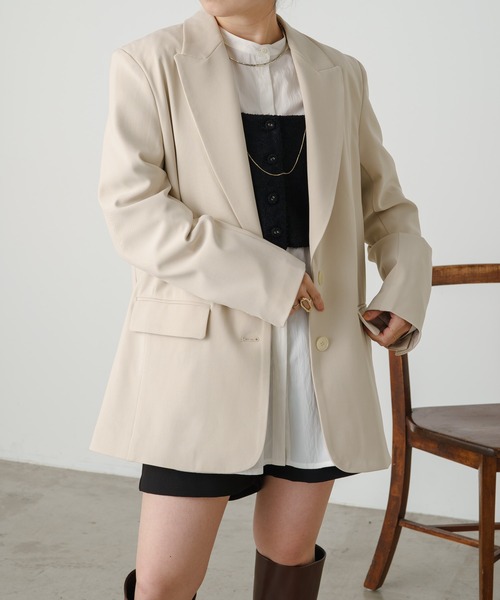 Omekashi（オメカシ）の「フリンジツイードビスチェ（ベスト・レディース・アイボリー/ブラック・FREE）」の19枚目の写真