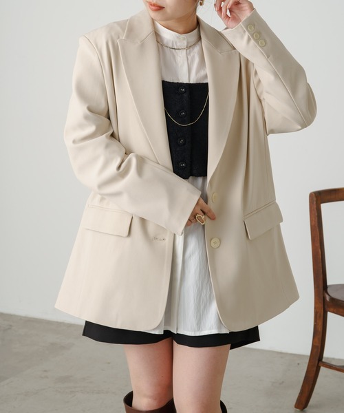 Omekashi（オメカシ）の「フリンジツイードビスチェ（ベスト・レディース・アイボリー/ブラック・FREE）」の20枚目の写真