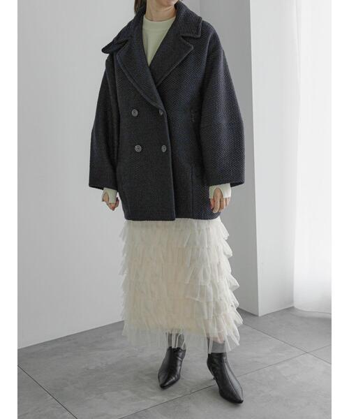 Te chichi(テチチ)の「ミラノリブクルーネックニット(ニット/セーター・レディース・グレー/ピンク/オフホワイト/ブルー/ミント・F)」の15枚目の写真