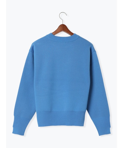 Te chichi(テチチ)の「ミラノリブクルーネックニット(ニット/セーター・レディース・グレー/ピンク/オフホワイト/ブルー/ミント・F)」の7枚目の写真