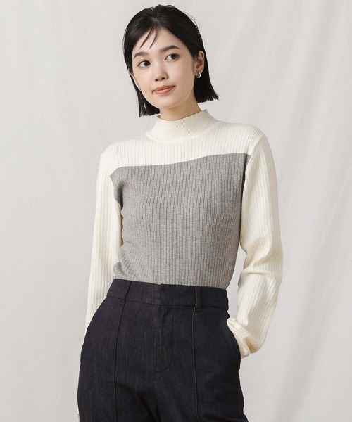 Gready Brilliant（グレディブリリアン）の「バイカラーリブハイネック