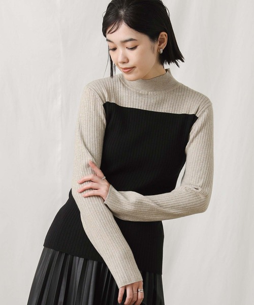 Gready Brilliant（グレディブリリアン）の「バイカラーリブハイネック