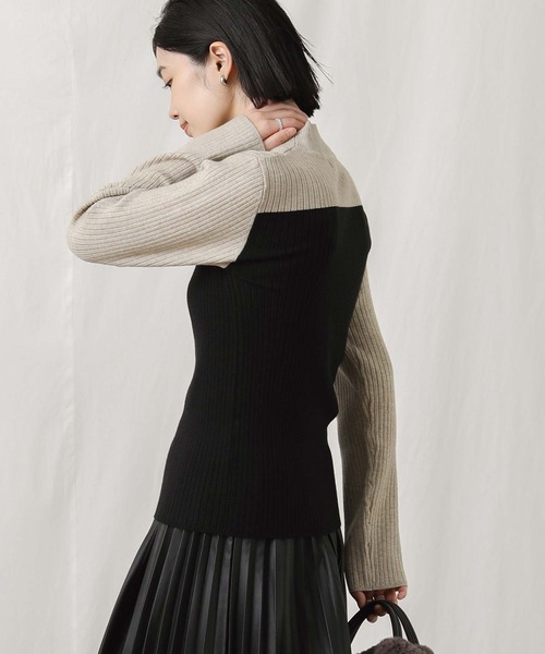 Gready Brilliant（グレディブリリアン）の「バイカラーリブハイネック