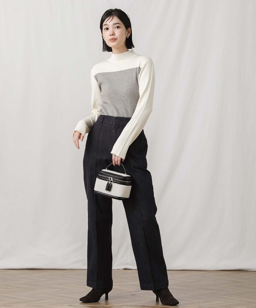 Gready Brilliant（グレディブリリアン）の「バイカラーリブハイネック