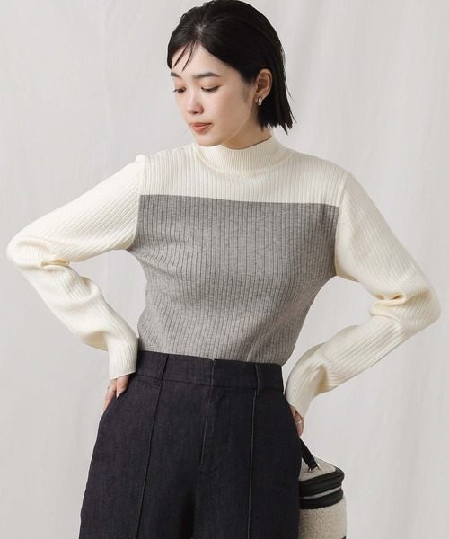 Gready Brilliant（グレディブリリアン）の「バイカラーリブハイネック