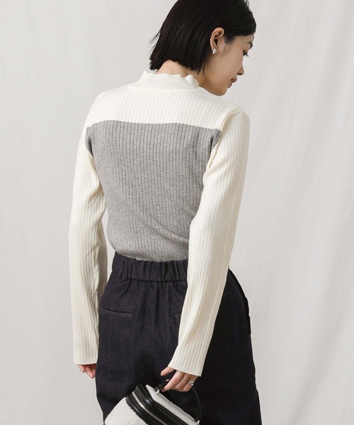 Gready Brilliant（グレディブリリアン）の「バイカラーリブハイネック