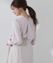 PROPORTION BODY DRESSING | スプリング２ｗａｙボウタイブラウス / 1214110108(シャツ/ブラウス)