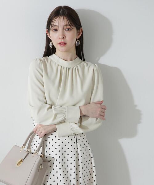 PROPORTION BODY DRESSING（プロポーションボディドレッシング）の「スプリング２ｗａｙボウタイブラウス / 1214110108（シャツ/ブラウス・レディース・ライトグリーン/ホワイト系その他/グレー・SMALL/MEDIUM）」の17枚目の写真