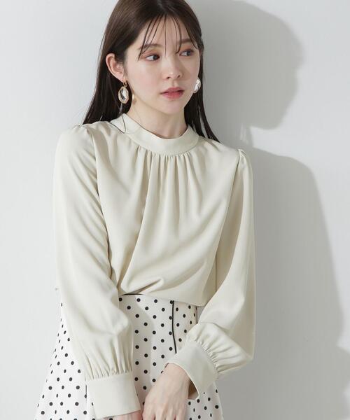 PROPORTION BODY DRESSING（プロポーションボディドレッシング）の「スプリング２ｗａｙボウタイブラウス / 1214110108（シャツ/ブラウス・レディース・ライトグリーン/ホワイト系その他/グレー・SMALL/MEDIUM）」の18枚目の写真