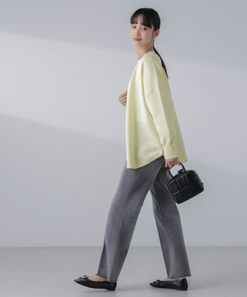 NANO universe（ナノユニバース）の「スムースワイドニット  