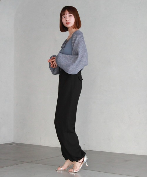 archives（アルシーヴ）の「フロントZIPパラシュートパンツ（その他パンツ・レディース・ブラック/アイボリー/グレー・MEDIUM）」の15枚目の写真