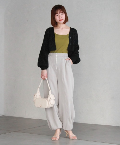 archives（アルシーヴ）の「フロントZIPパラシュートパンツ（その他パンツ・レディース・ブラック/アイボリー/グレー・MEDIUM）」の20枚目の写真