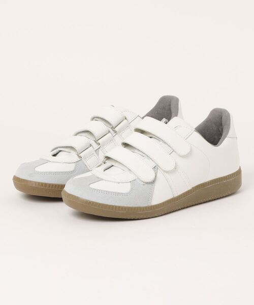 GERMAN TRAINER(ジャーマントレーナー)の「GERMAN TRAINER(ジャーマントレーナー)/ローカットレザースニーカー 1191(スニーカー・メンズ・ブラック/ホワイト・41/44/40/38/37)」の2枚目の写真