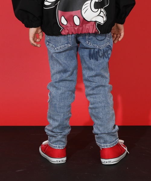 Disney(ディズニー)の「ディズニー デニム ロングパンツ 9204K(デニムパンツ・キッズ・ブラック×レッド・90cm/100cm/120cm/130cm/140cm/110cm)」の21枚目の写真