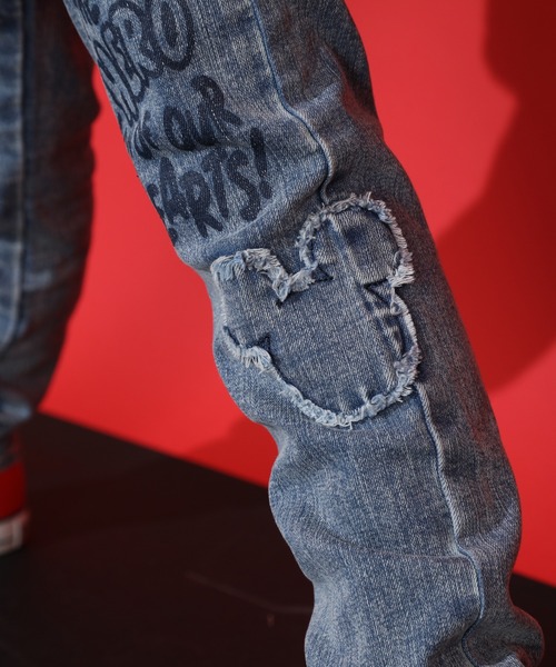 Disney(ディズニー)の「ディズニー デニム ロングパンツ 9204K(デニムパンツ・キッズ・ブラック×レッド・90cm/100cm/120cm/130cm/140cm/110cm)」の22枚目の写真