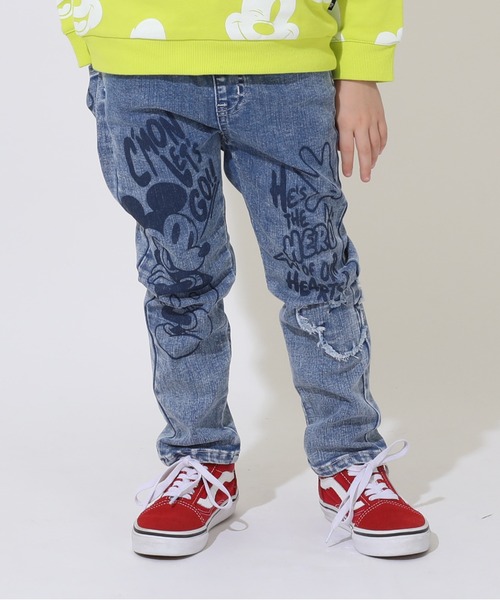 Disney(ディズニー)の「ディズニー デニム ロングパンツ 9204K(デニムパンツ・キッズ・ブラック×レッド・90cm/100cm/120cm/130cm/140cm/110cm)」の20枚目の写真