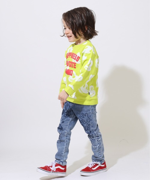 Disney(ディズニー)の「ディズニー デニム ロングパンツ 9204K(デニムパンツ・キッズ・ブラック×レッド・90cm/100cm/120cm/130cm/140cm/110cm)」の14枚目の写真