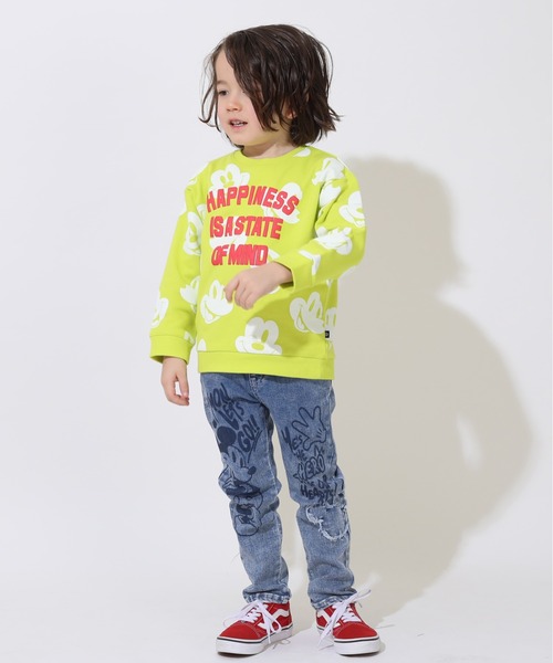 Disney(ディズニー)の「ディズニー デニム ロングパンツ 9204K(デニムパンツ・キッズ・ブラック×レッド・90cm/100cm/120cm/130cm/140cm/110cm)」の13枚目の写真