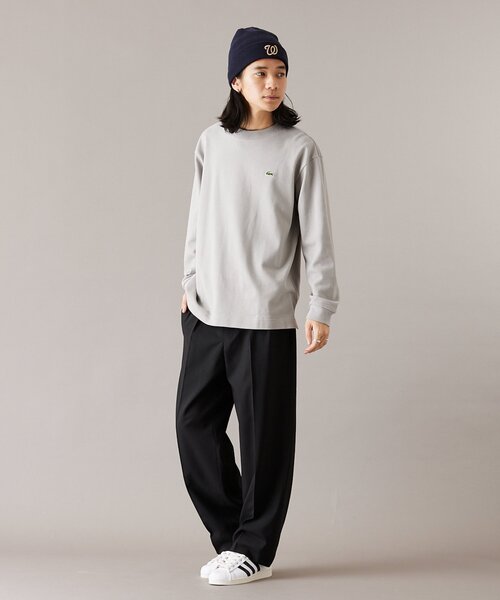 LACOSTE(ラコステ)の「LACOSTE × JS / 別注 ヘビーピケ L/S Tシャツ(Tシャツ/カットソー・メンズ・ブラック系その他/グレー/ベージュ系その他/グリーン系その他・3/4/5)」の15枚目の写真